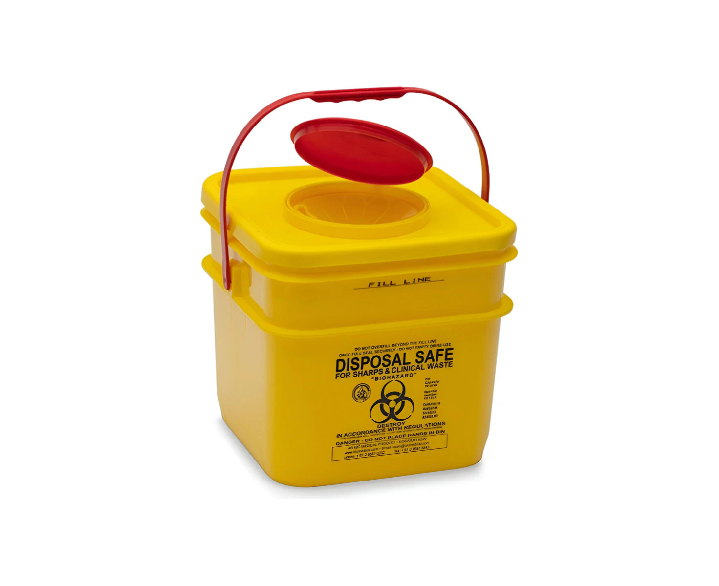 Sharp Container Yellow - Multiple Sizes