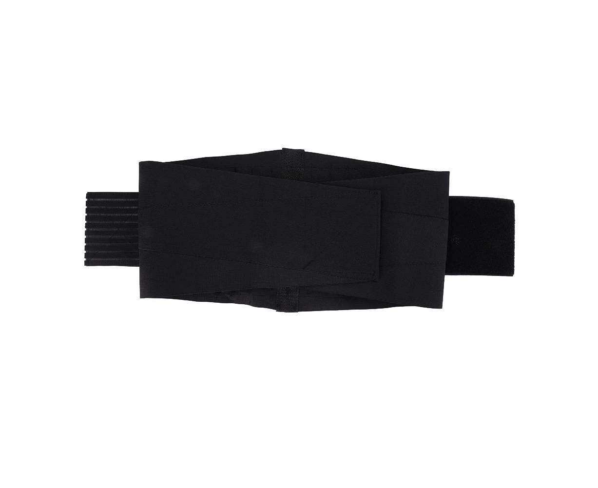 Adjustable Back Abdominal Brace Support Belt for Waist Strain and Pain Relief Black (XL)