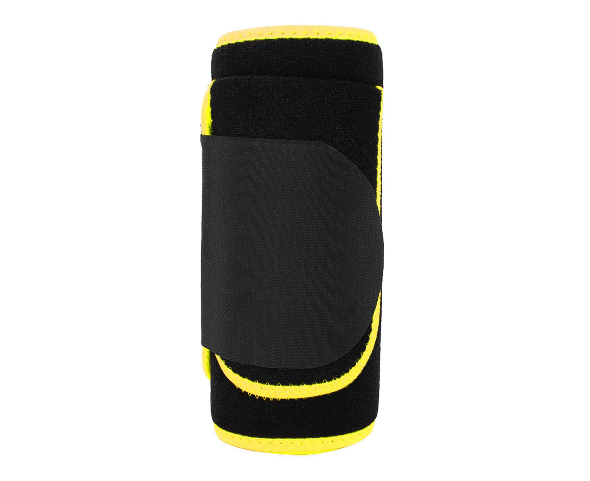 Breathable Waist Support Protector Running Sports Fitness Belt Waist Trainer(Yellow M)