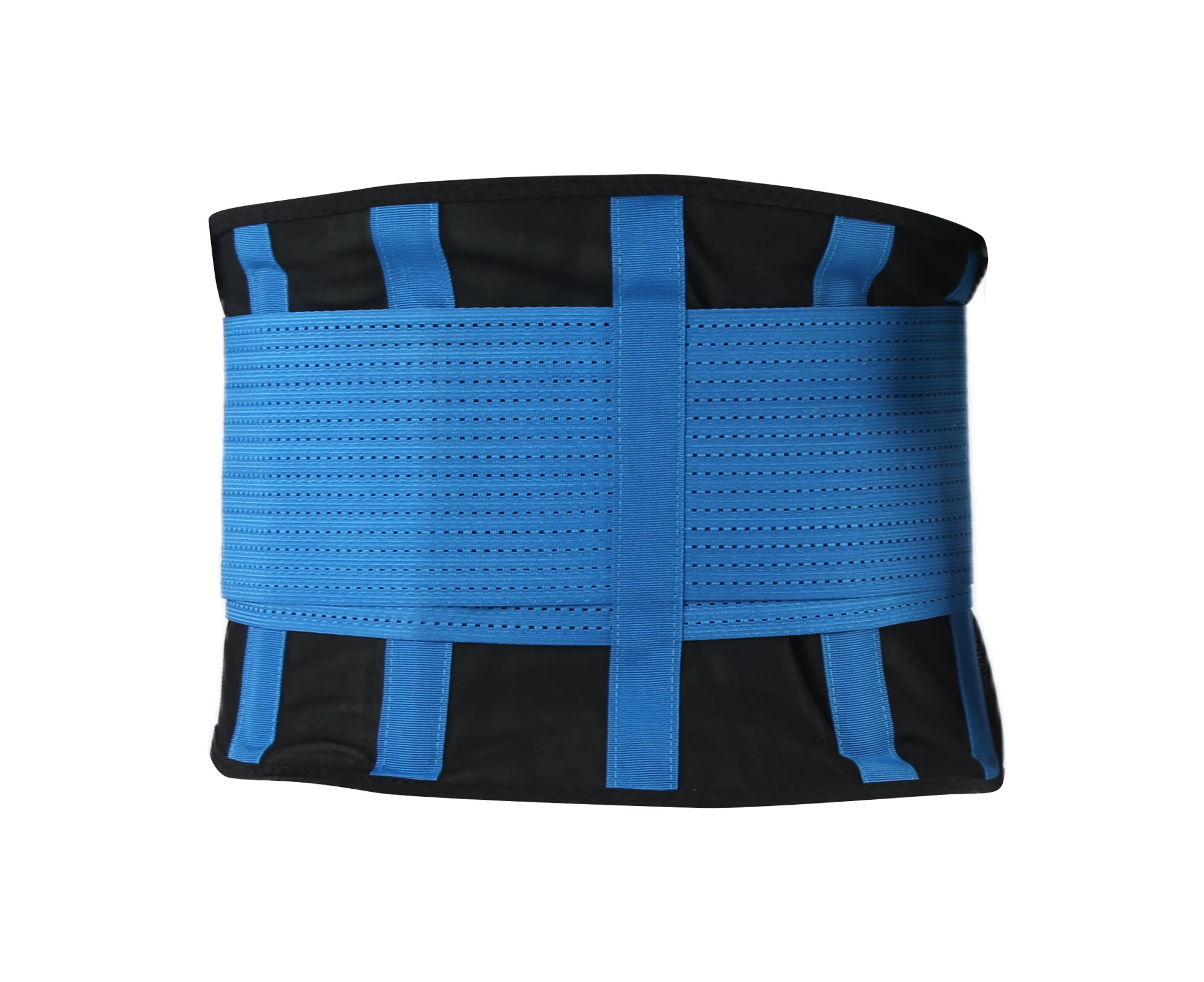 Back Brace Breathable Steel Plate Mesh Keep Warm Curved Elastic Waist Support Belt for Men WomenBlue