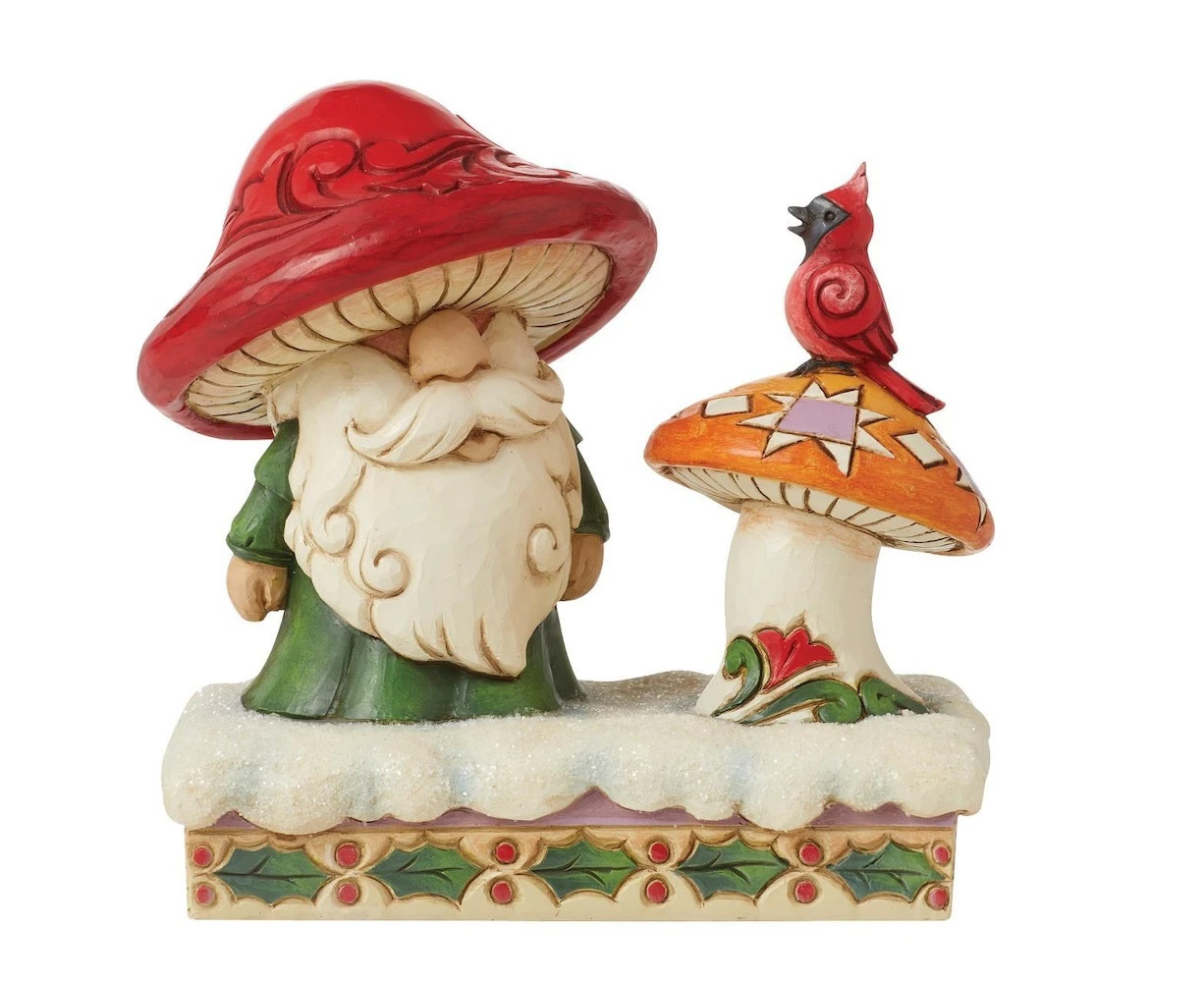 Heartwood Creek Santa by Mushroom and Bird