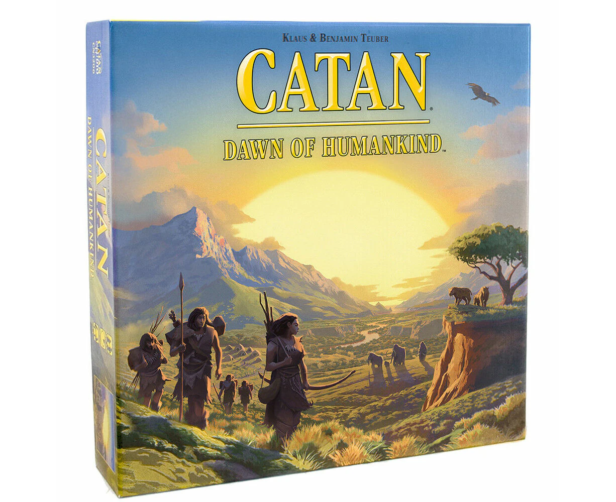 Catan Dawn of Humankind Kids/Family Tabletop Strategy Fun Play Board Game 12y+