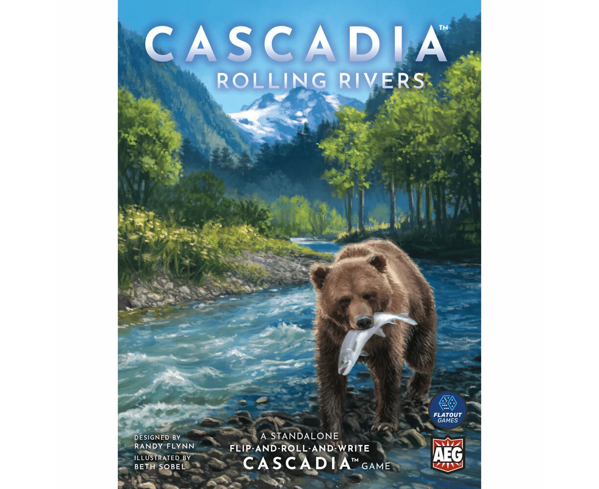 AEG Cascadia Rolling Rivers Kids/Family Tabletop Strategy Dice Game 10y+