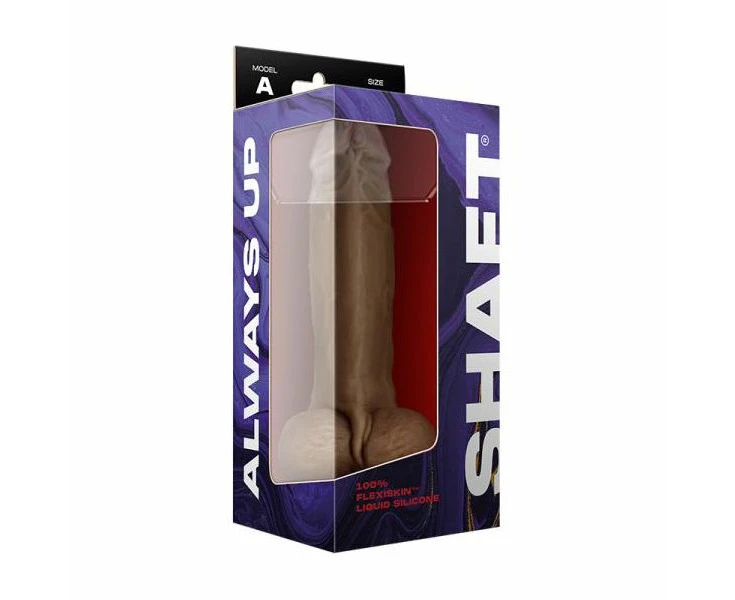 Oakley Flexiskin Model A Liquid Silicone Dong With Balls 9.5 Realistic Dual Layer Dildo For All Genders Intense Pleasure In A Deep Oak Hue