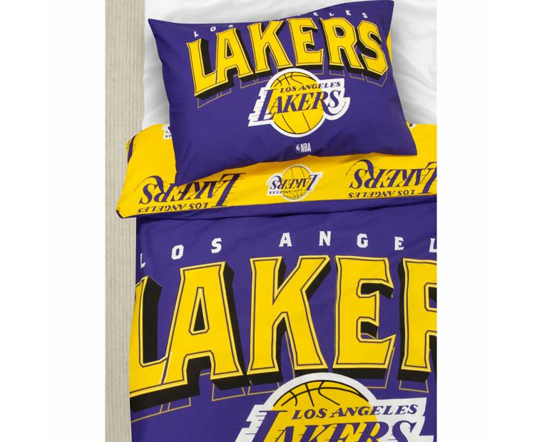 LA Lakers quilt cover set