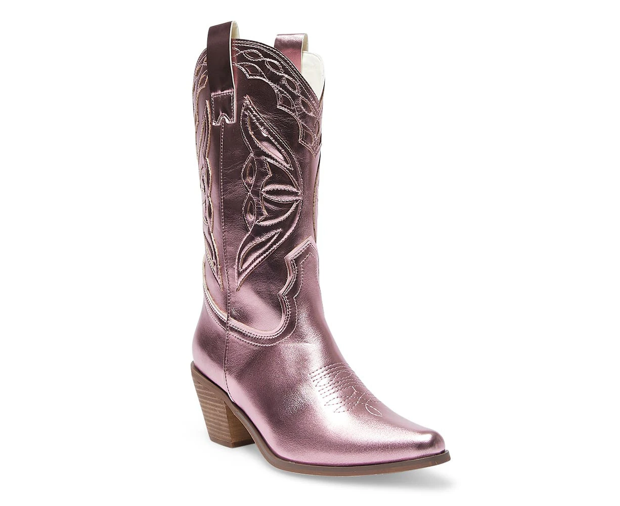 Womens Footwear Ravella Rodeo Ice Pink Metallic Boot