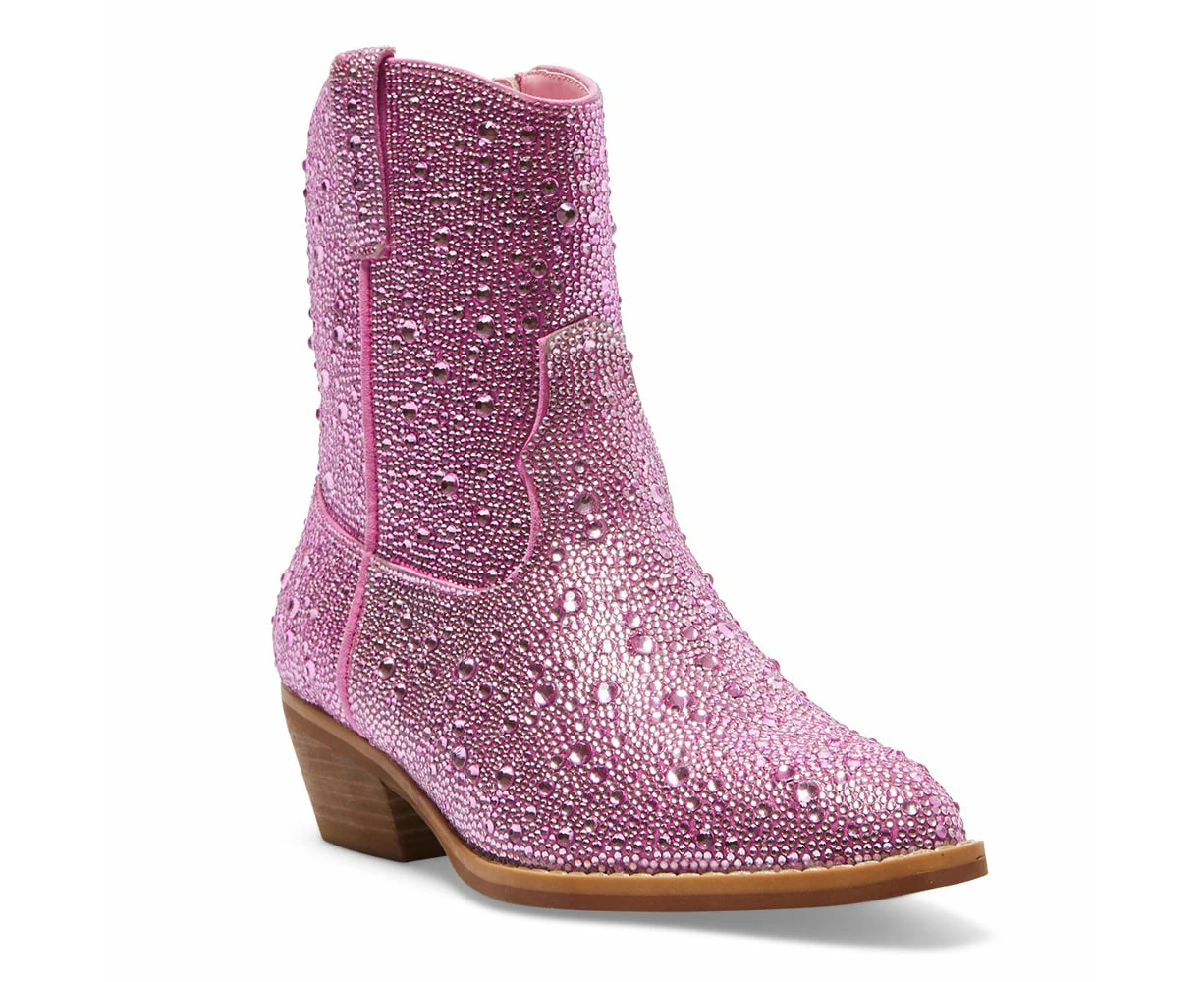 Womens Footwear Ravella Lonestar Pink Rhinestone Boot