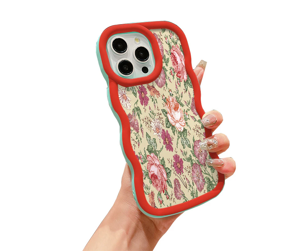 Suitable for iPhone 16 retro pattern mobile phone case [customizable]