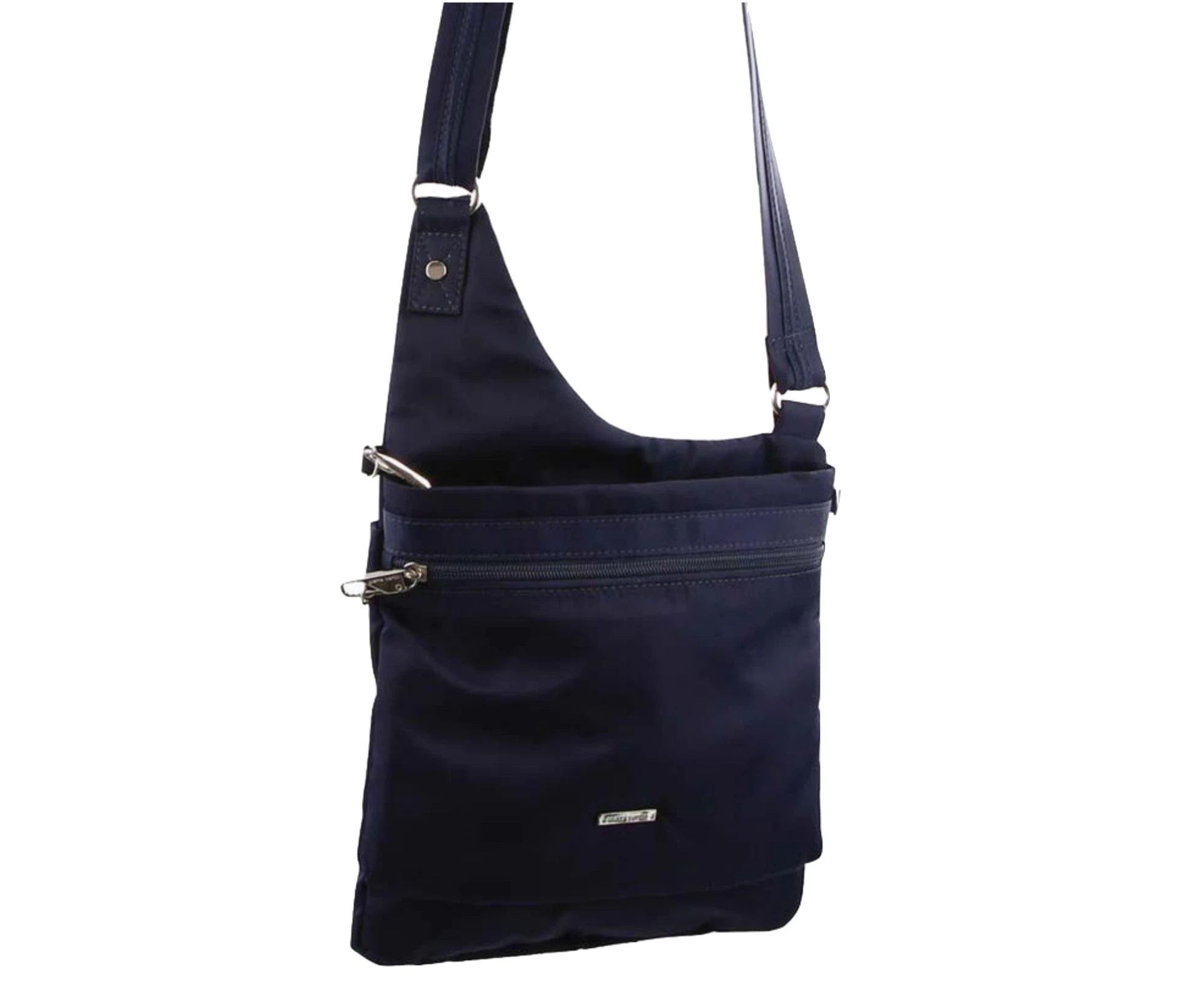 Pierre Cardin RFID Cross Body Bag Travel Anti-Theft Slash Proof Sling - Navy