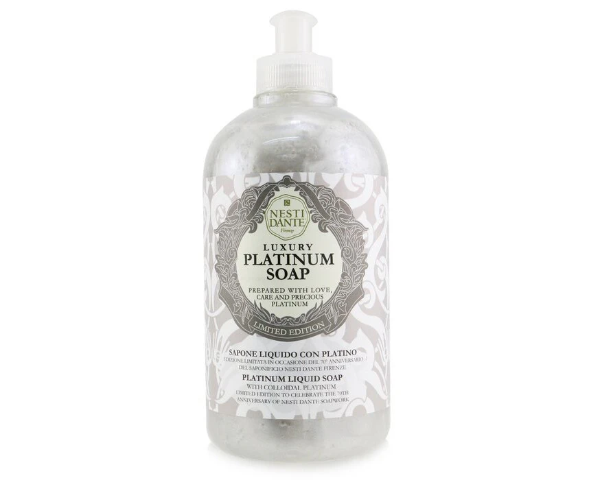 Nesti Dante 70 Anniversary Luxury Platinum Liquid Soap With Colloidal Platinum (Limited Edition) 500ml/16.9oz