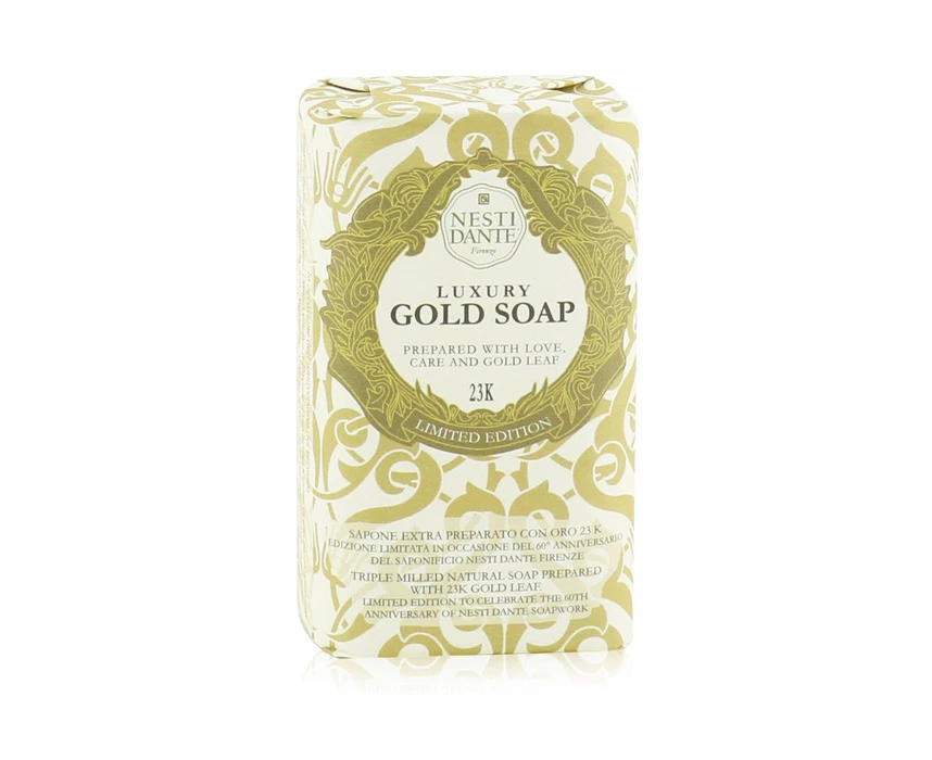 Nesti Dante 60 Anniversary Luxury Gold Soap With Gold Leaf (Limited Edition) 250g/8.8oz