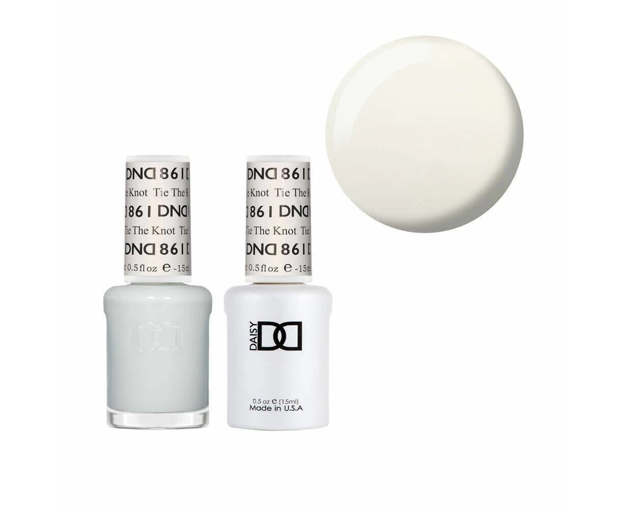 DND 861 Tie The Knot - DND Collection Nail Gel & Lacquer Polish Duo 15ml