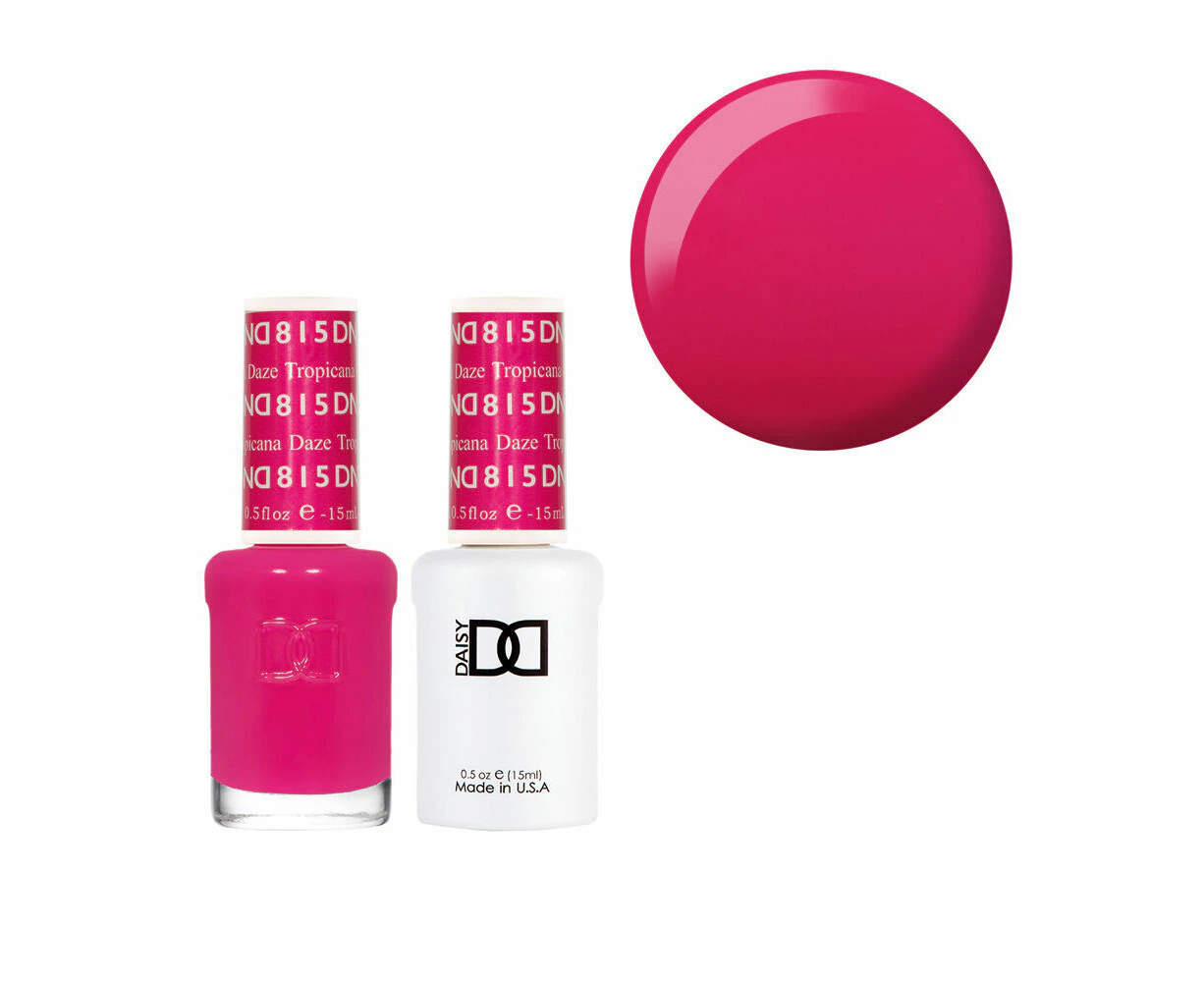 DND 815 Tropicana Daze - Daisy Collection Nail Gel & Lacquer Polish Duo 15ml