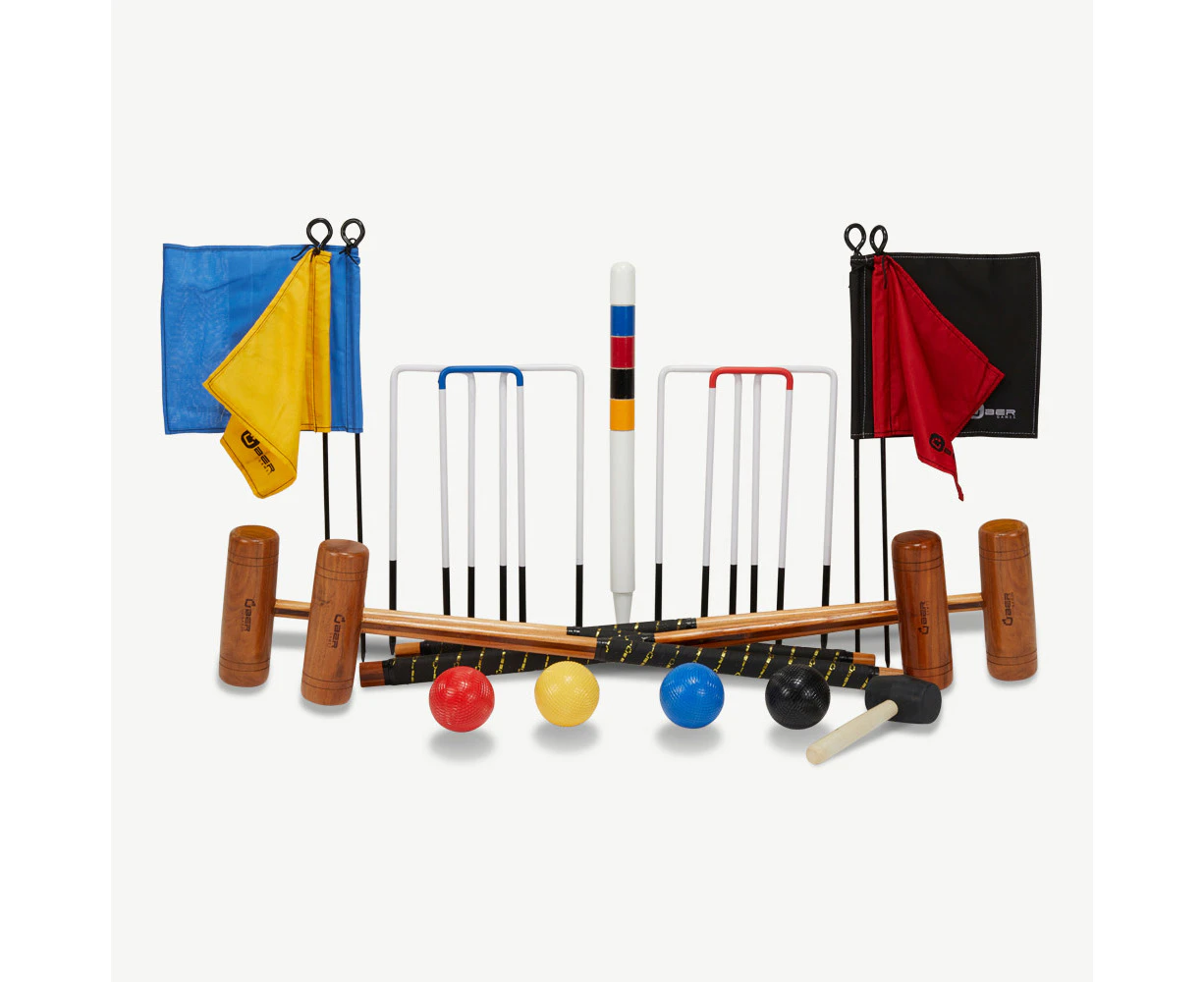 Uber Garden 4 Player Croquet Set