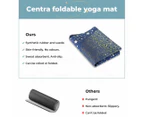 Centra Yoga Mat Foldable Non-Slip Exercise Fitness Lightweight Workout Carry Bag