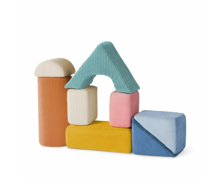 B. toys Tumble-y Towers Sensory Building Blocks