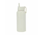 960ml Cream Double Wall Insulated Cylinder Drink Bottle - Anko