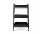 Black 3 Tier Trolley - Anko