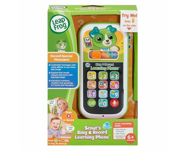 LeapFrog Scout's Ring & Record Learning Phone