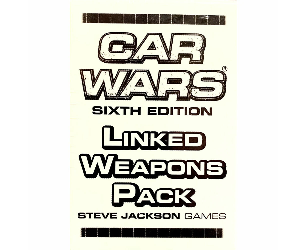 Steve Jackson Games Car Wars Linked Weapons Card Game Expansion Pack 10y+