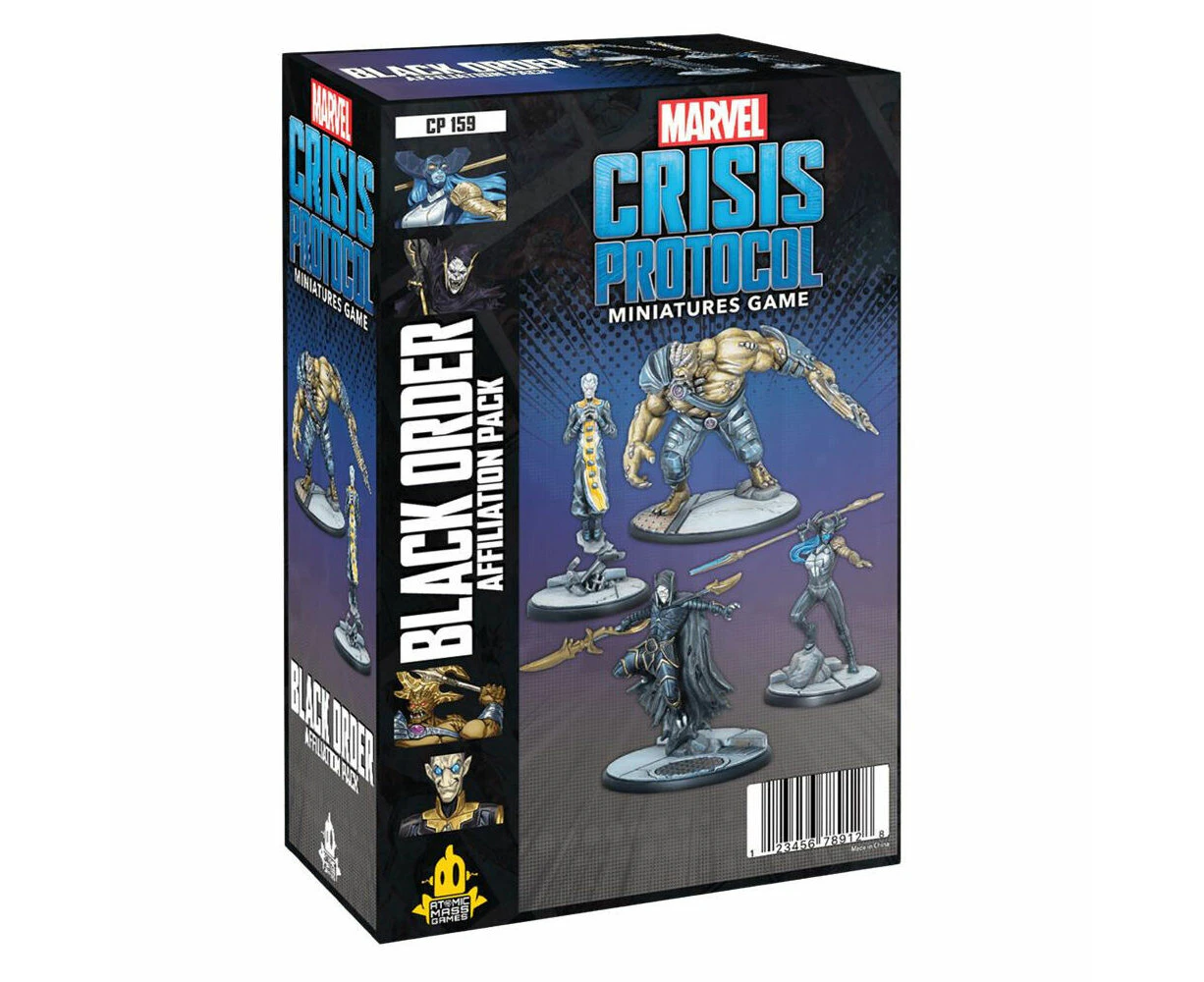 Atomic Mass Games Marvel Crisis Protocol Black Order Affiliation Miniature Game