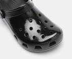 Crocs Unisex High Shine Classic Clogs - Black