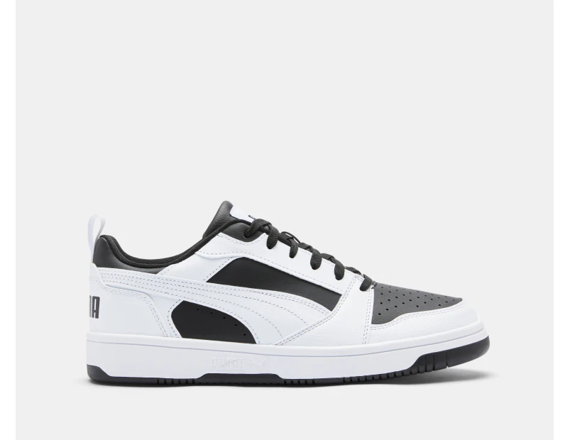 Puma Unisex Rebound V6 Low Sneakers - Black/White