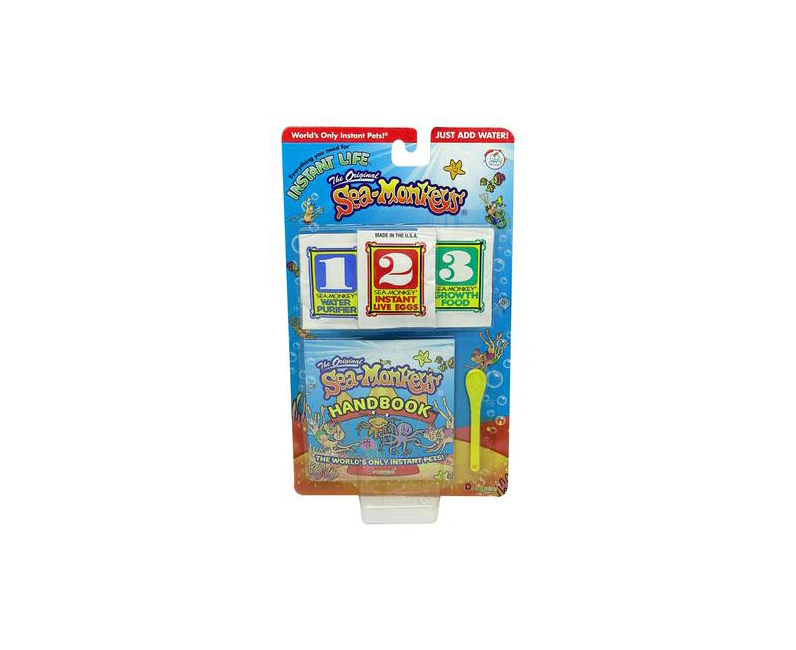 5pc The Original Sea-Monkeys Instant Life Blister Card Set 25.5cm Kids Toy 6+