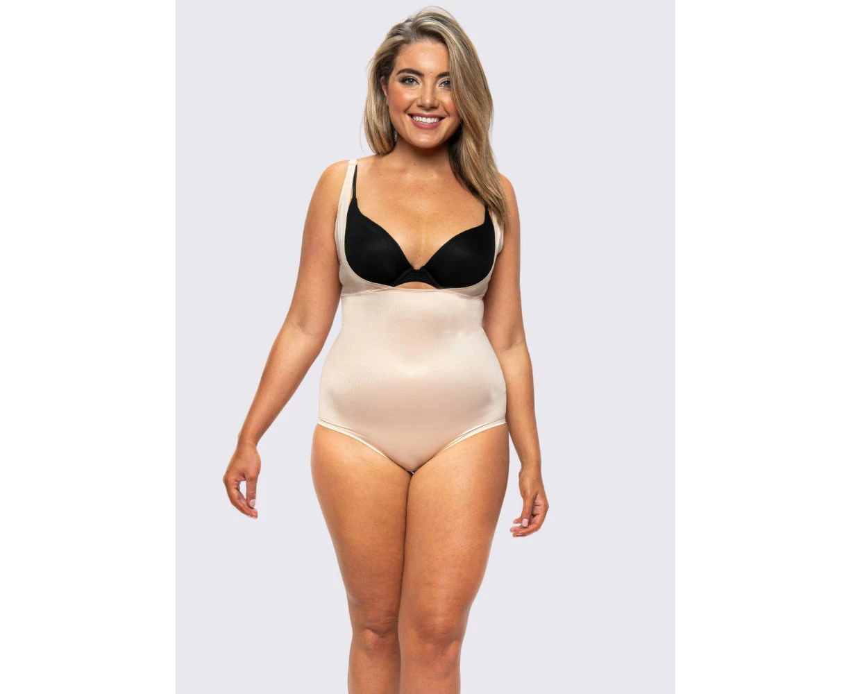 Underbust Shapewear Bodysuit-Nude