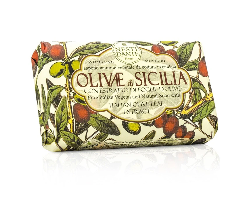 Nesti Dante Natural Soap With Italian Olive Leaf Extract   Olivae Di Sicilia 150g/3.5oz