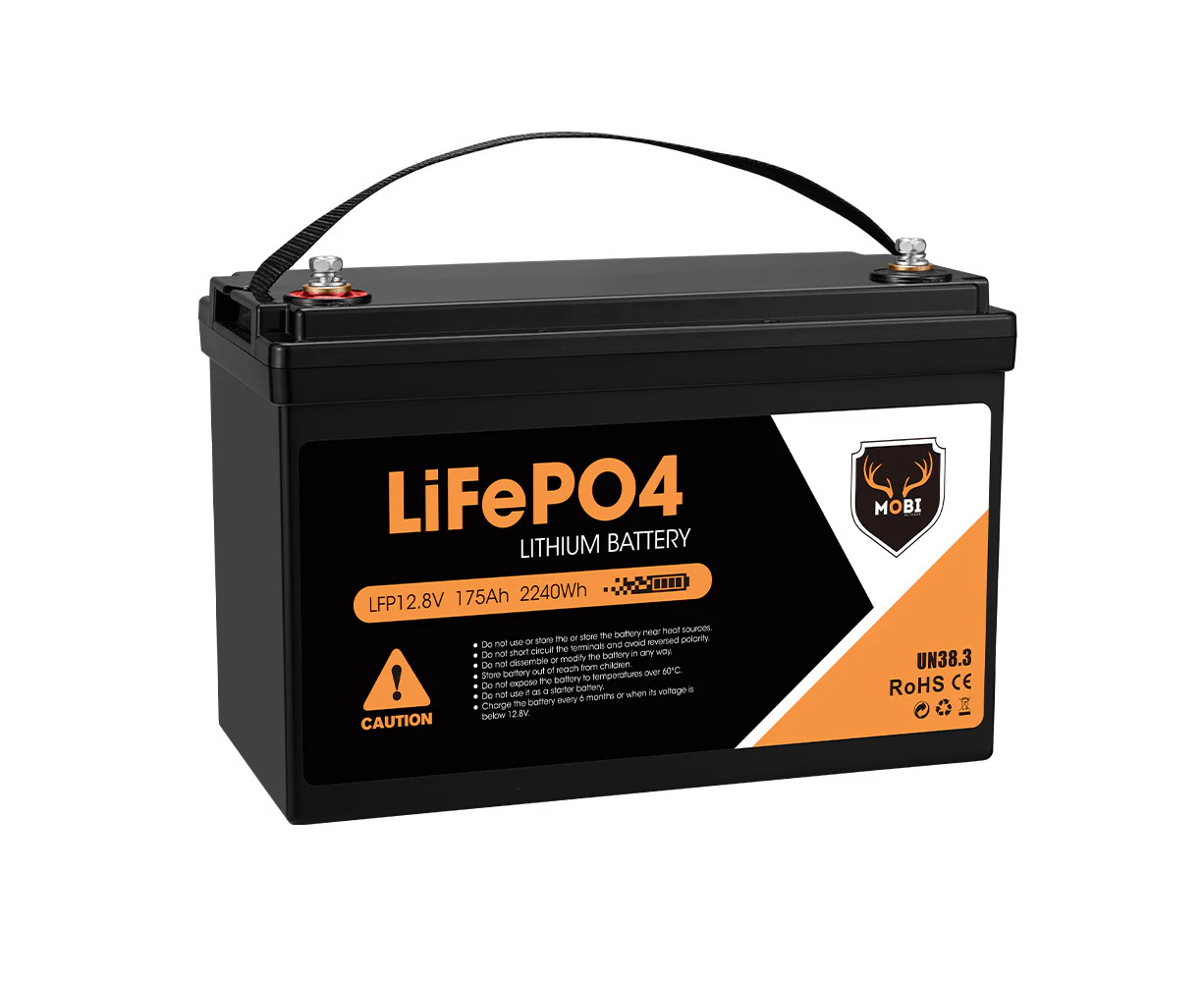 MOBI 175AH 12V LiFePO4 Deep Cycle Lithium Iron Phosphate Battery Replace AGM