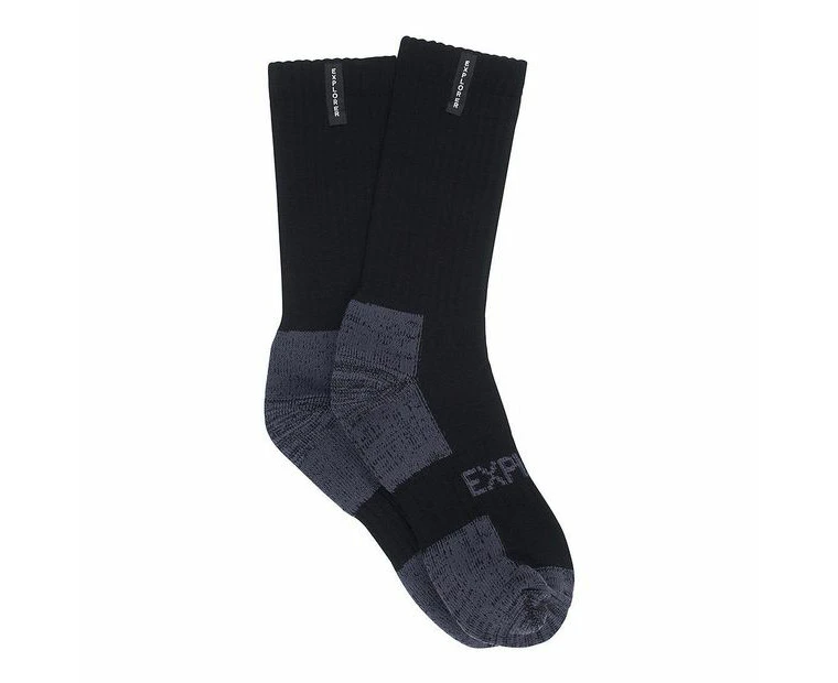 2 Pack Explorer Tough Work Socks - Black