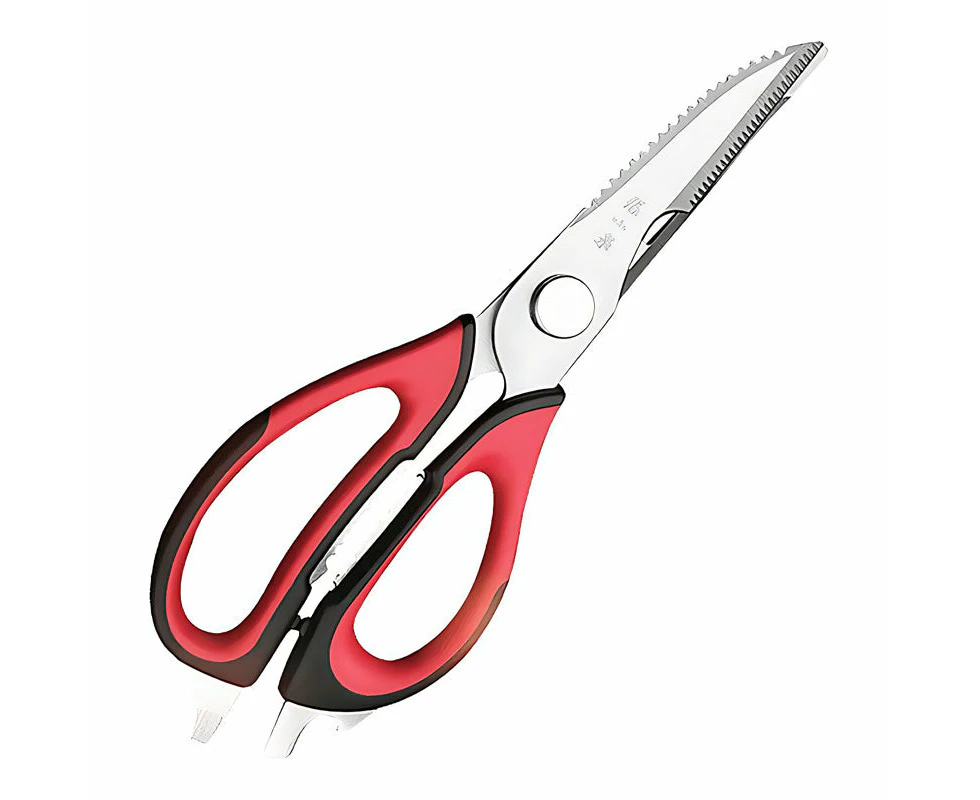 ZhangXiaoQuan 225mm Multi-functional Kitchen Scissors All Purpose Heavy Duty Meat Poultry Shears, Dishwasher Safe Food Cooking Scissors 30Cr13 Stainless...