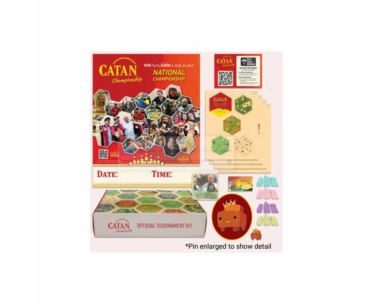 Catan Championship Official Tournament Kit #3 Tabletop Strategy Board Game