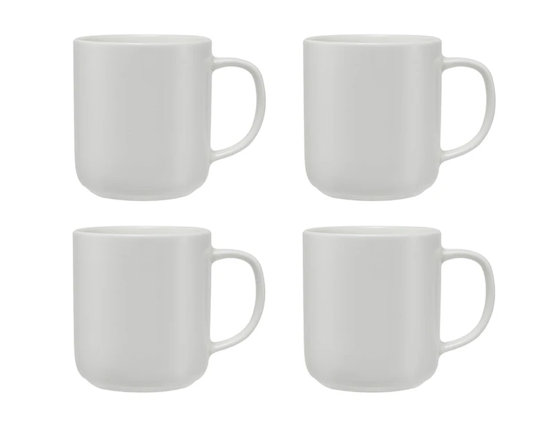 Set of 4 Maxwell & Williams 460mL White Basics Straight Mugs