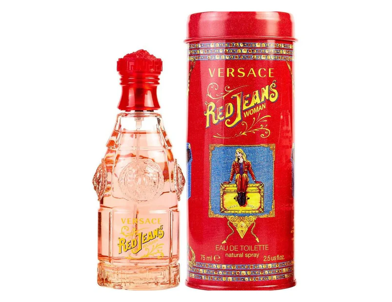 Versace Red Jeans 75ml Eau de Toilette Women Fragrances EDT Spray for Her/Ladies