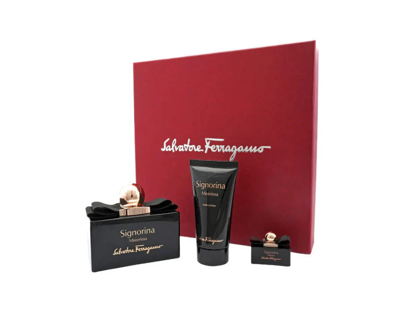 Salvatore Ferragamo Signorina Misteriosa EDP 100ml 3 Piece Gift Set