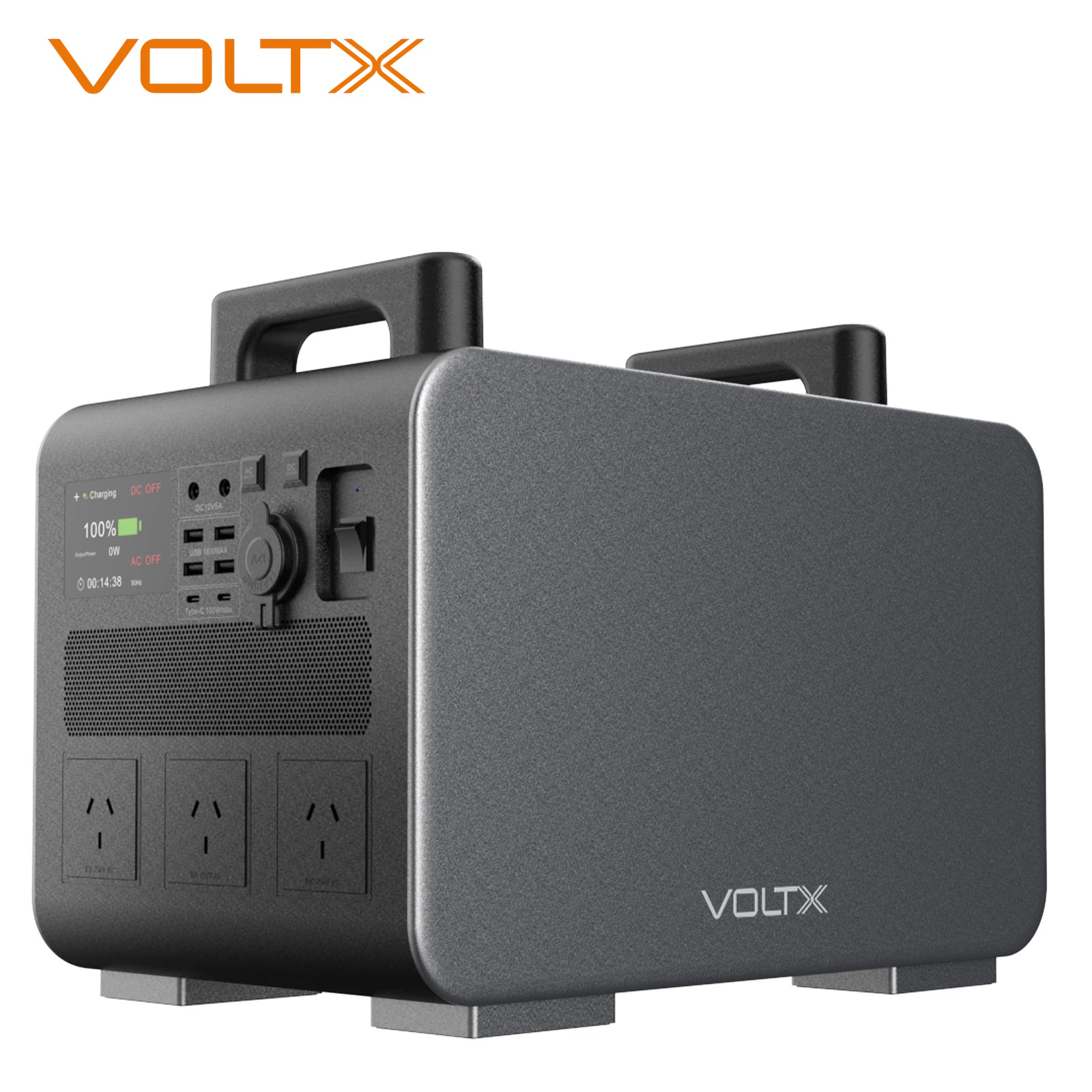 VoltX M2000 PRO Portable Power Station 1920Wh LiFePO4 Battery Quick Charge 3 Ways To Charge MPPT BMS TFT LCD Display Camping Outdoor Use Medical Emergency