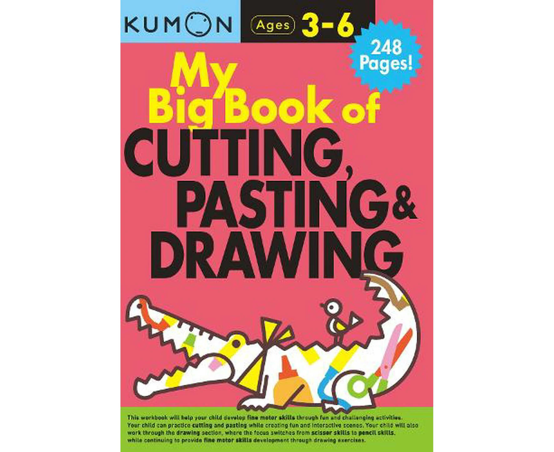 Kumon My Big Book of Cutting, Pasting, & Drawing