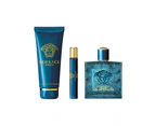 Versace Eros 3 Piece 100ml Eau de Toilette