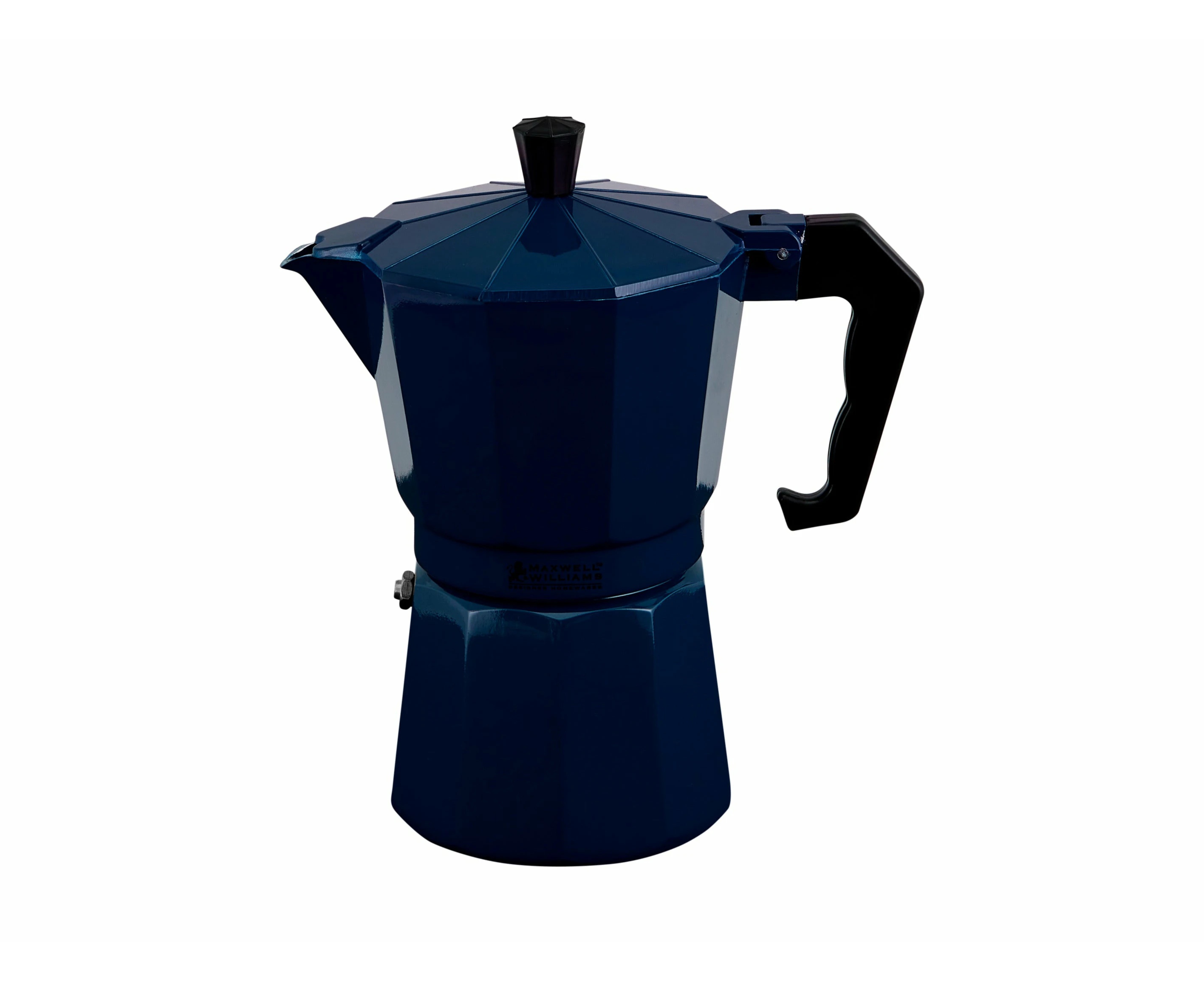 Maxwell & Williams Blend Traditional Stovetop Espresso Maker 6cup - Navy