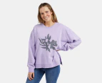 Elm Women's Inflorescence Crew Sweatshirt - Periwinkle