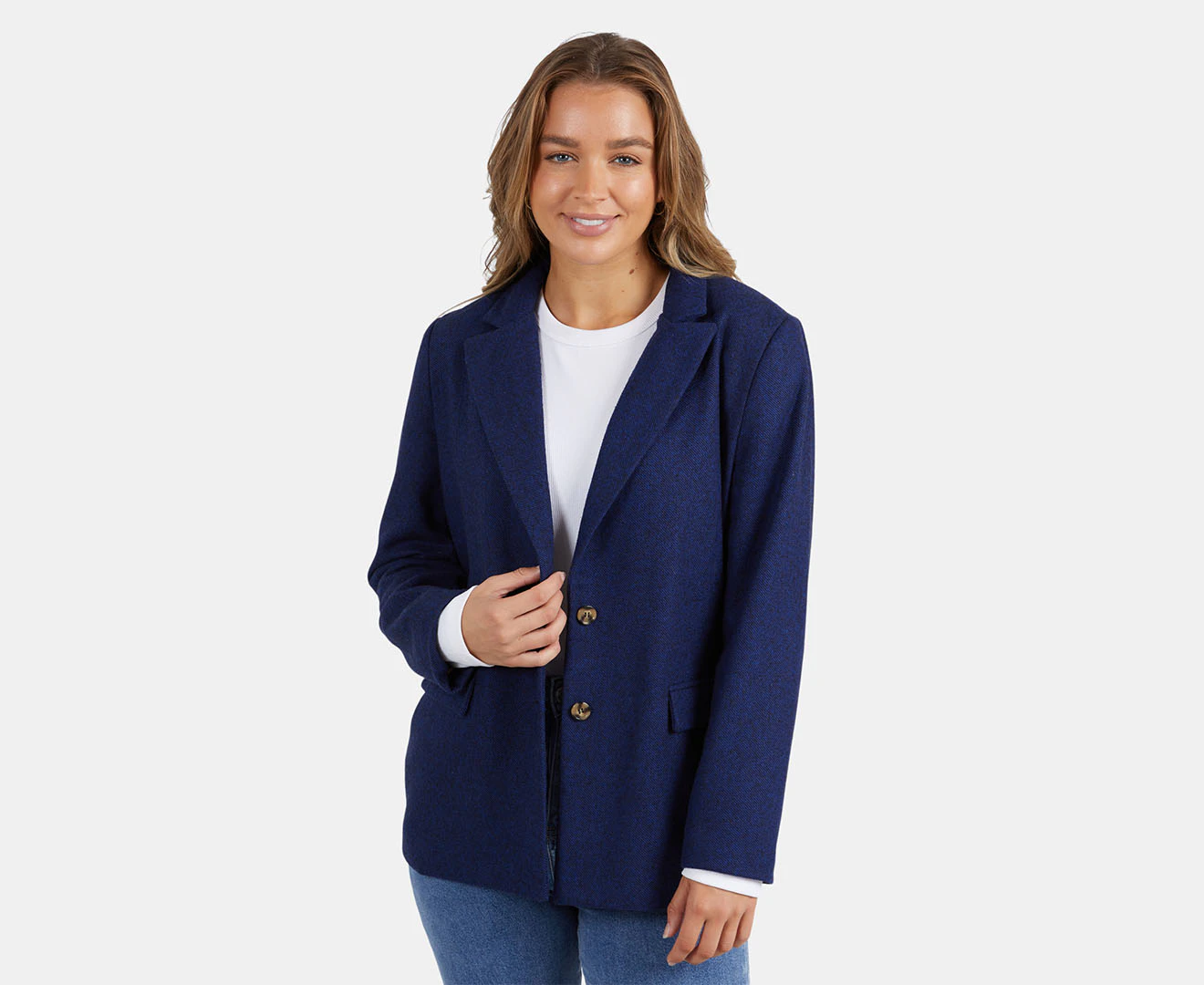 Elm Women's Ingrid Blazer - Dark Sapphire