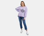 Elm Women's Inflorescence Crew Sweatshirt - Periwinkle