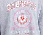 Elm Women's Athletic Crew Sweatshirt - Grey Marle