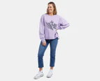 Elm Women's Inflorescence Crew Sweatshirt - Periwinkle