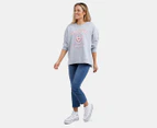 Elm Women's Athletic Crew Sweatshirt - Grey Marle