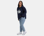 Elm Women's Inflorescence Crew Sweatshirt - Washed Navy