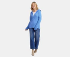 Elm Women's Addison Knit Sweater - Cerulean Blue