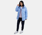 Elm Women's Longline Puffer Jacket - Hydrangea